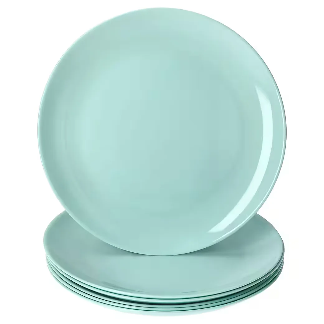 MamboCat Speiseteller 6er Set Mint Glas 24,4 cm flach