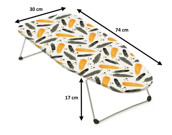 ADOB Tischbügelbrett 70x30 cm klappbar Minibügelbrett
