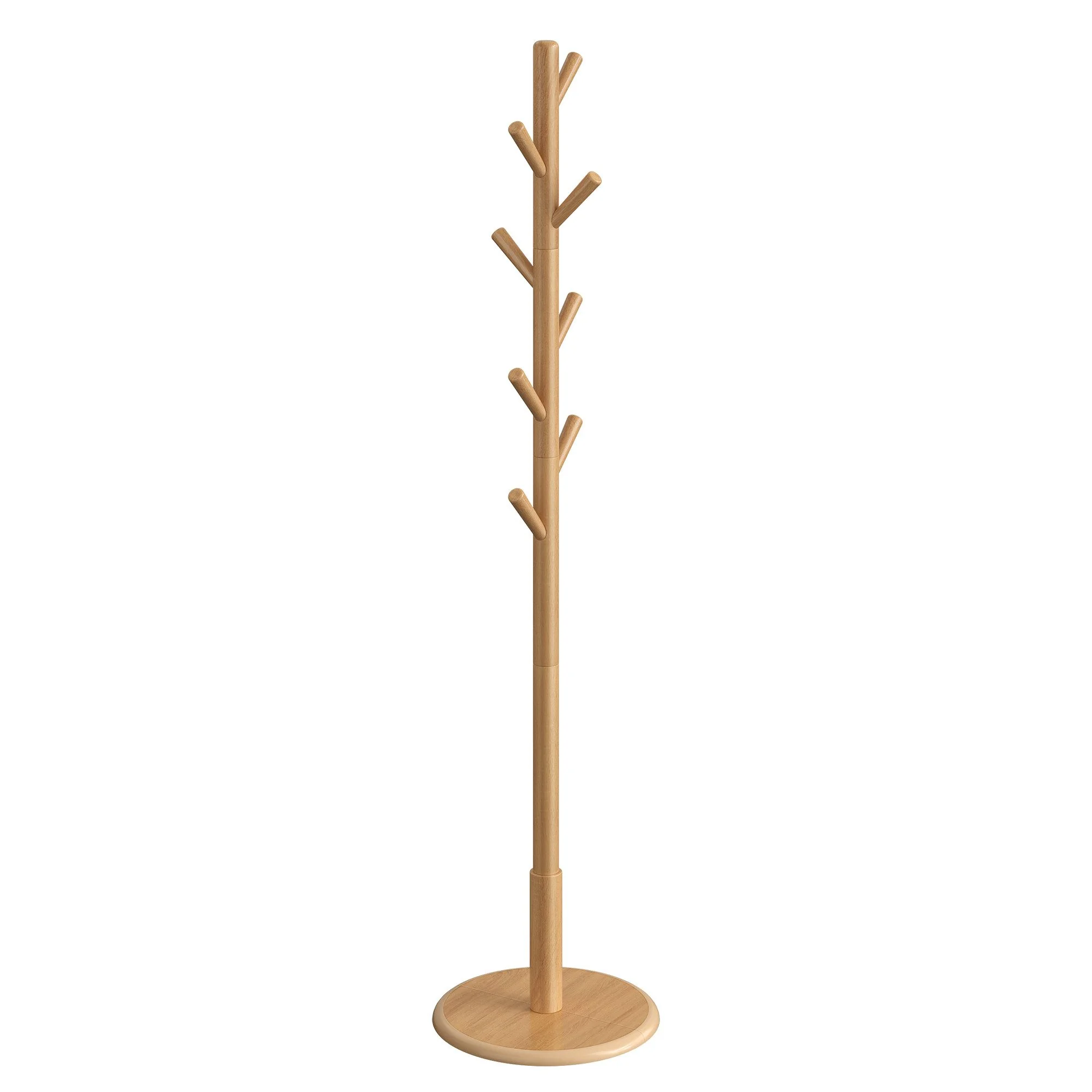 VASAGLE Garderobenständer Kleiderständer Baumform, 40 cm x 171,8 cm
