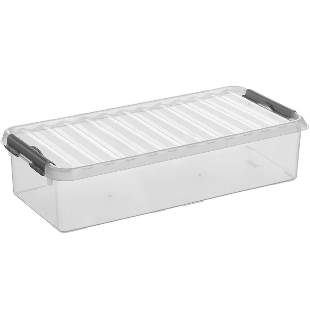 SUNWARE Q-line Aufbewahrungsbox 6,5 L transparent metallfarben