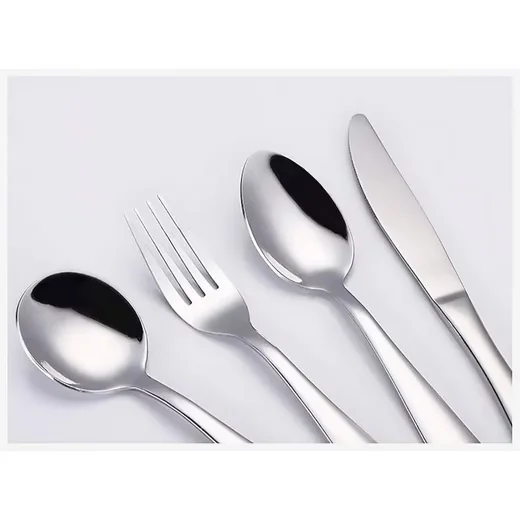 LUXUSKOLLEKTION Kinderbesteck 4-tlg 18/10 Edelstahl spülmaschinenfest