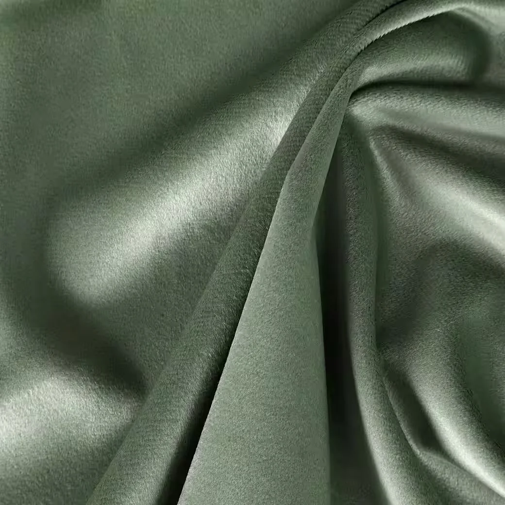 DESIGN91 Samtvorhang Gardine 140x250 cm