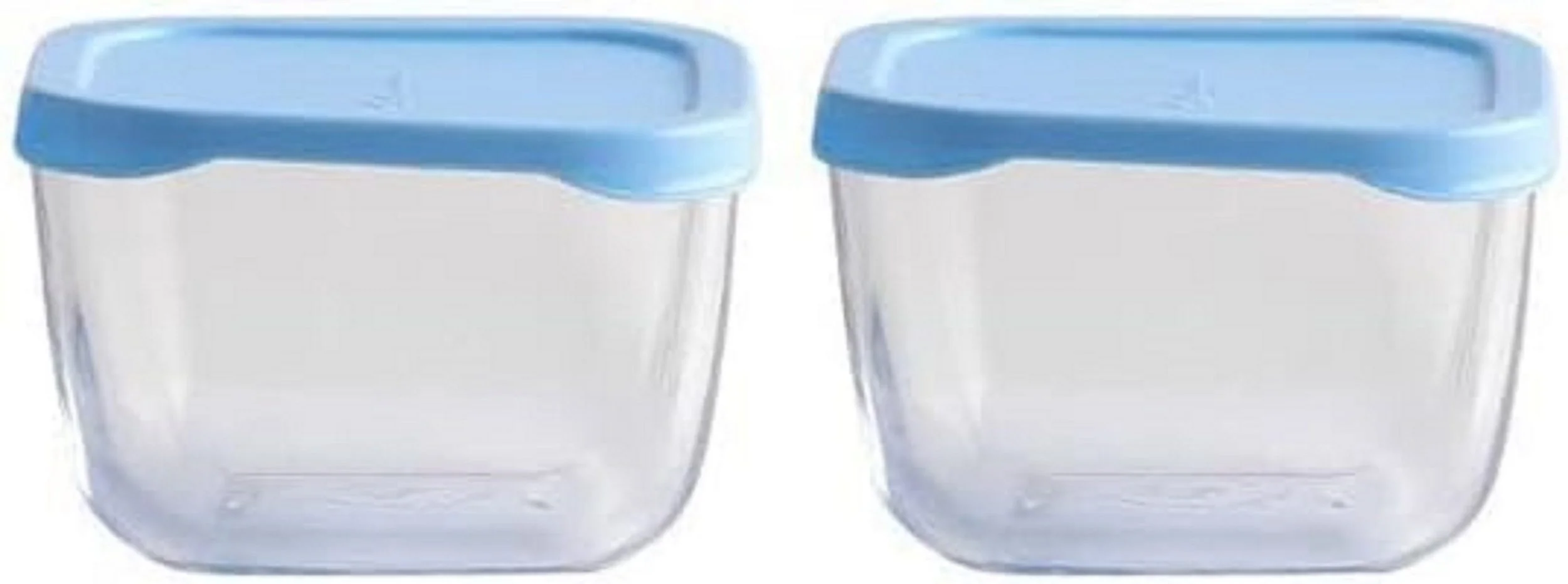 PASABAHCE Vorratsglas Snow Box Aufbewahrungsset Deckel, 3 Stück - 1200ml + 275ml + 275ml