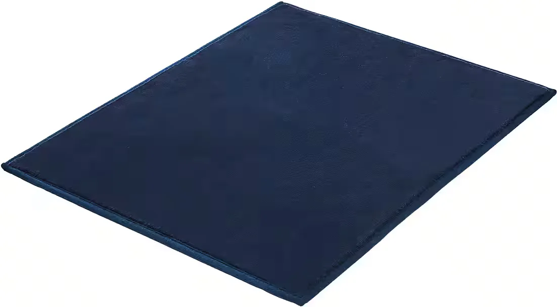 KLEINE WOLKE Badematte Velvet, rutschhemmend, rechteckig, Polyester