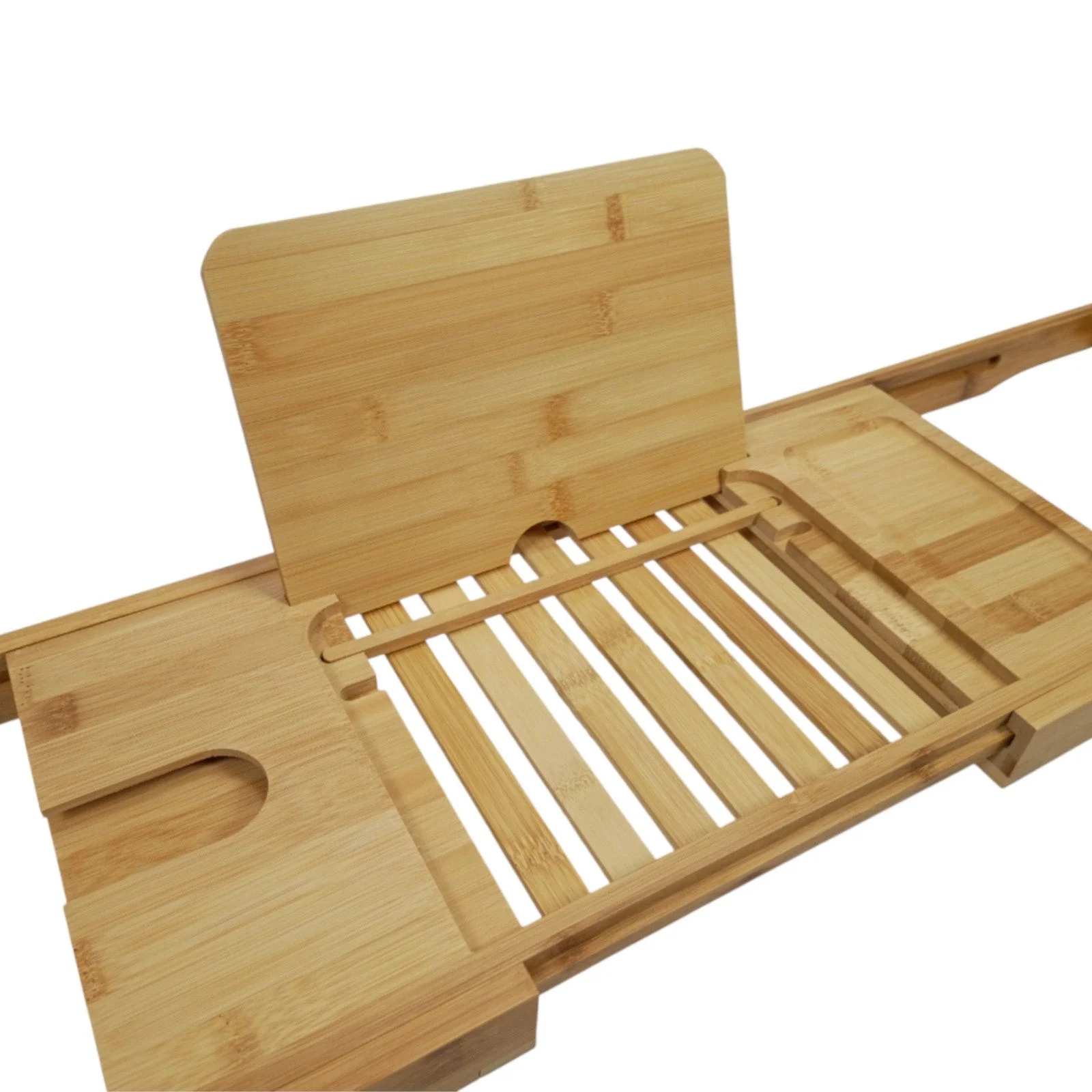BEGRYF Badewannenablage Bambus ausziehbar 70-104 x 23,5 x 4 cm