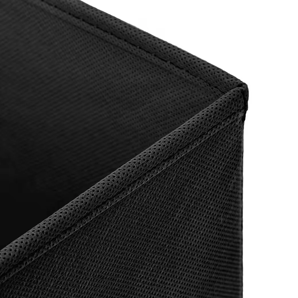 STICKANDSHINE Faltbox 4er Set 28x28x28 cm mit Deckel für KALLAX