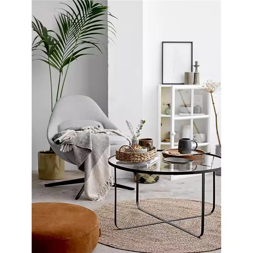 BLOOMINGVILLE Wohndecke Grau