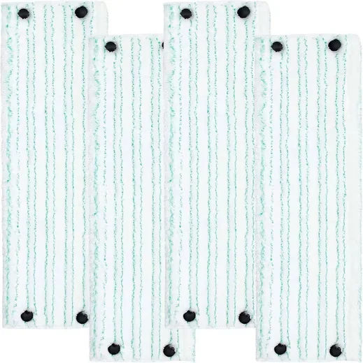 FELIXLEO 4er Mikrofaser Wischmoppbezug für Leifheit Combi Clean Twist