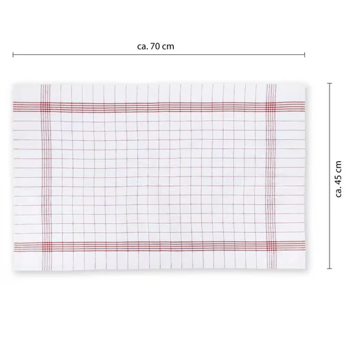 VAILY Geschirrtücher aus 100 Prozent Baumwolle im klassischen Design