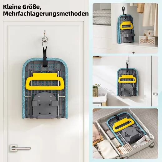KINGRACK Klappbares Tischbügelbrett klein faltbar kompakt