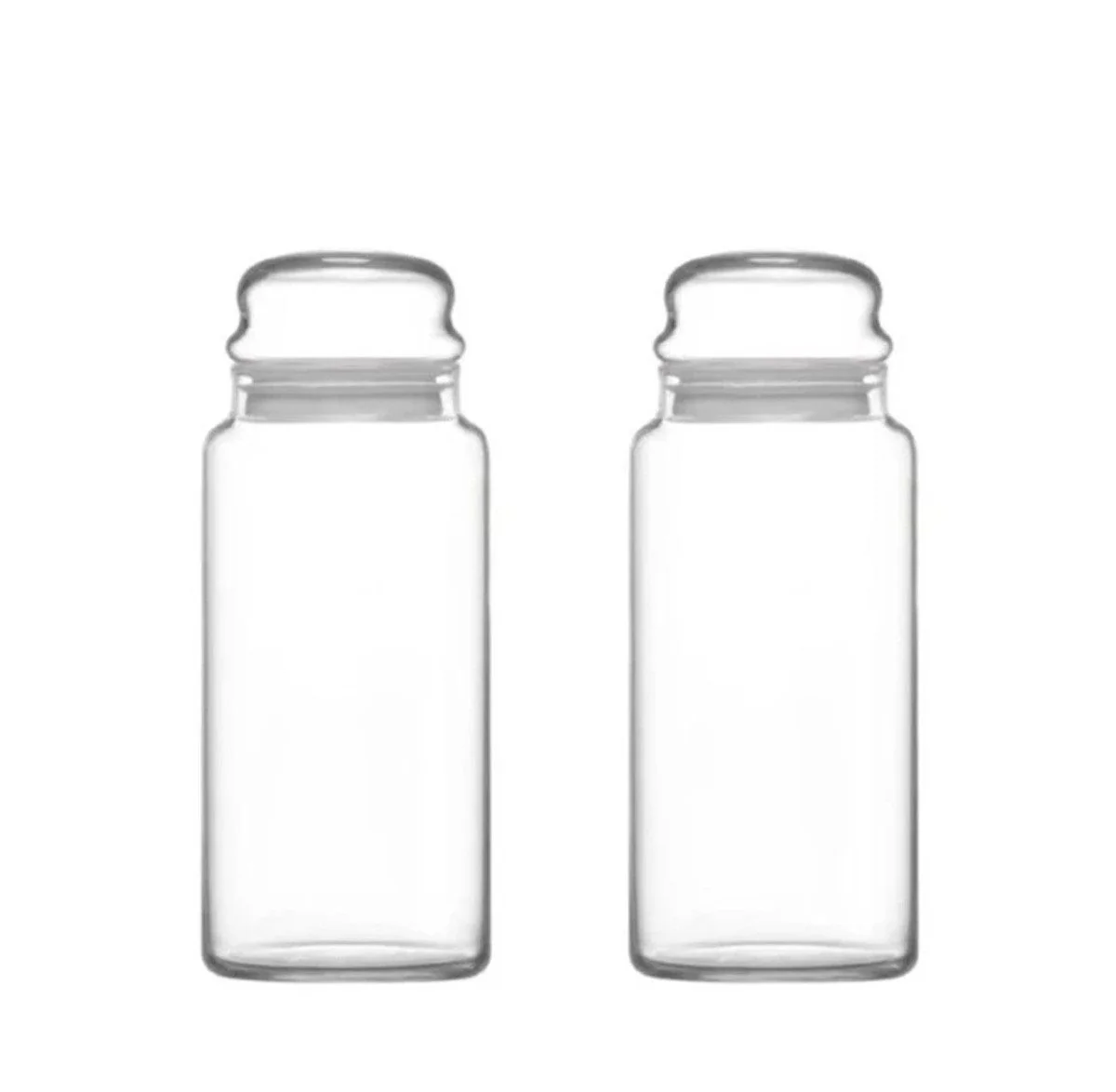 LAV Sera Aufbewahrungsdosen 2er Set 1400 ml Glasbehälter luftdicht