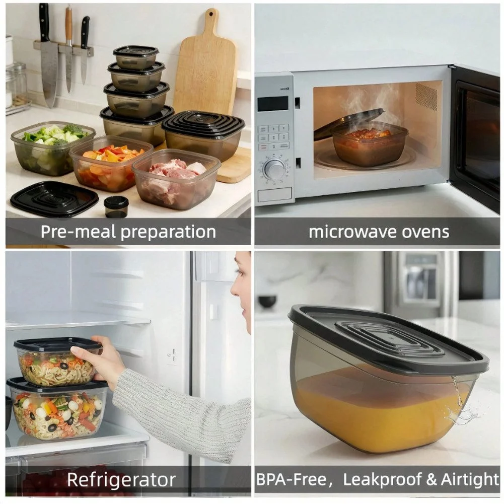 FANNOU Meal Prep Frischhaltedosen mit Deckel