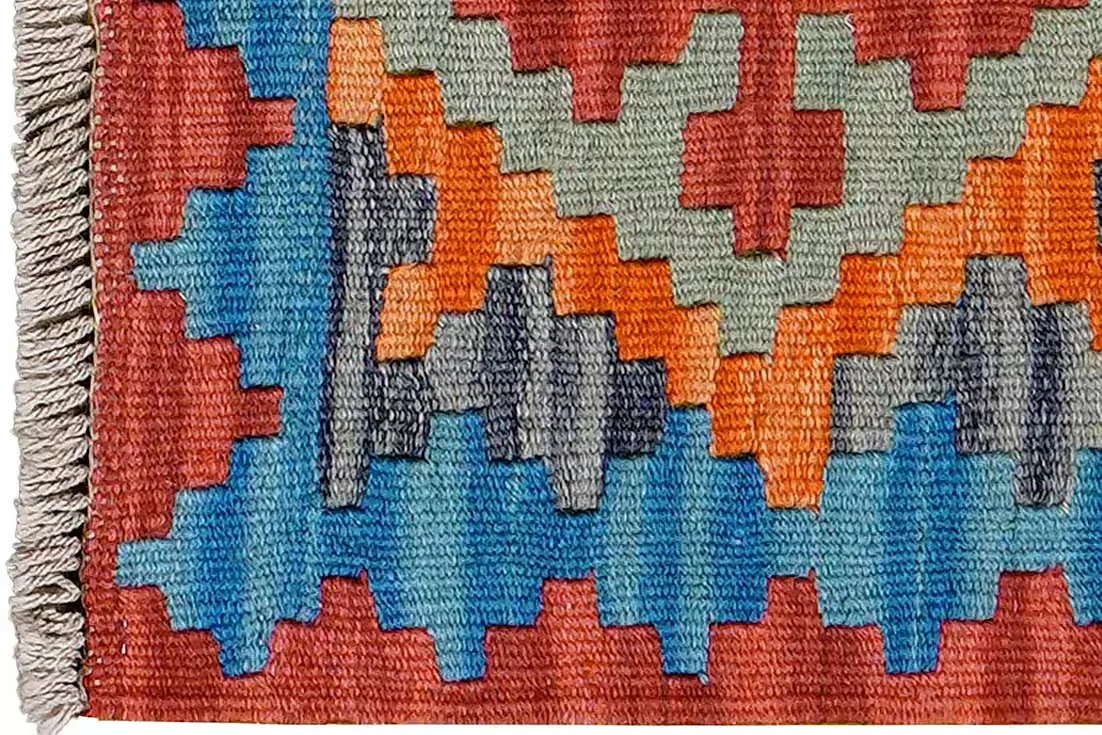 LOOMA Kelim Teppich Gashgai 64x44 cm