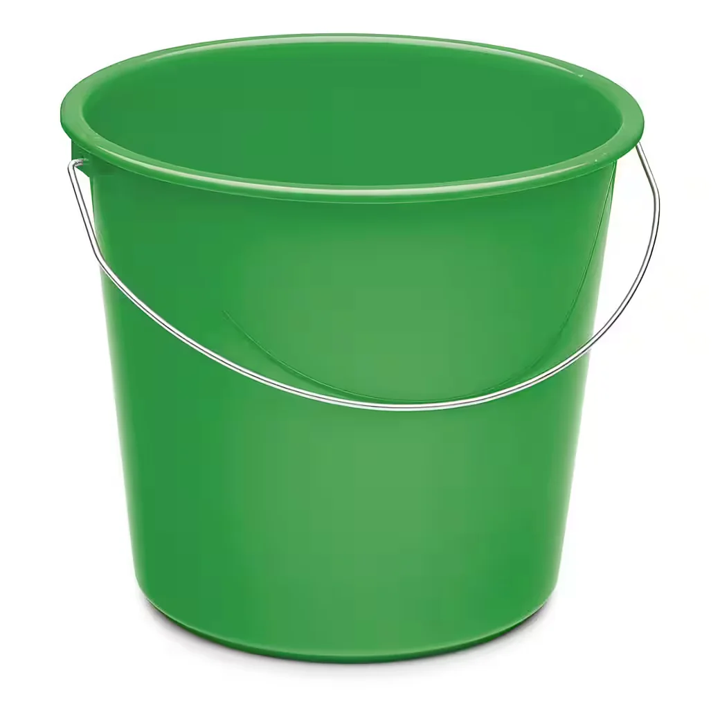 NÖLLE Baueimer 10 Liter Grün Robuster Haushaltseimer Putzeimer