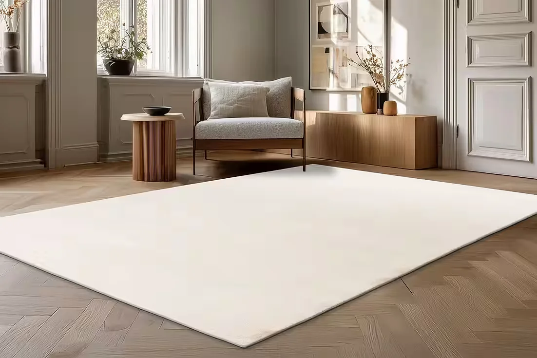 TEPPICH BOSS Kurzflor Teppich Edda 225 Beige