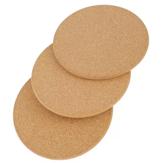 Montegoni Topfuntersetzer 3er Set rund Kork Ø 19 cm