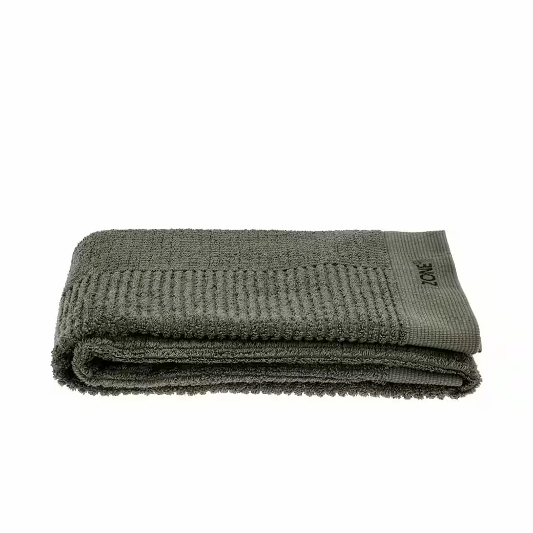 Zone Denmark Badetuch Classic Olivgrün 140 x 70 cm