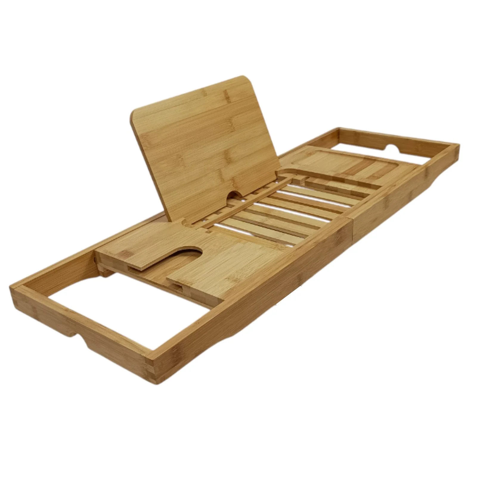 BEGRYF Badewannenablage Bambus ausziehbar 70-104 x 23,5 x 4 cm
