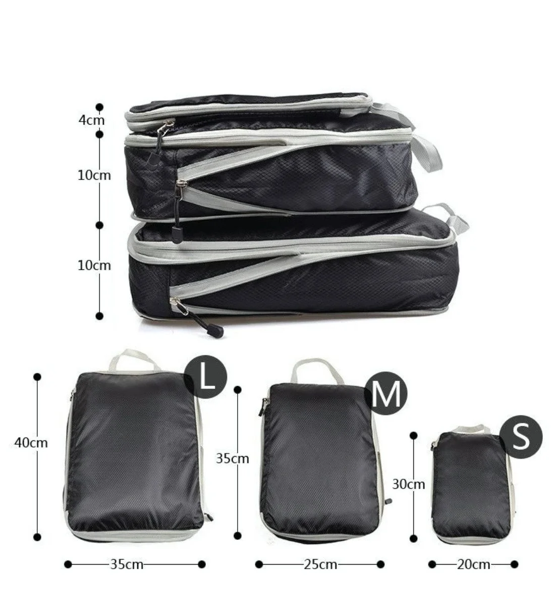 HOYOLEE HANDELS GMBH Wasserdichte Nylon Aufbewahrungstaschen 3er Set