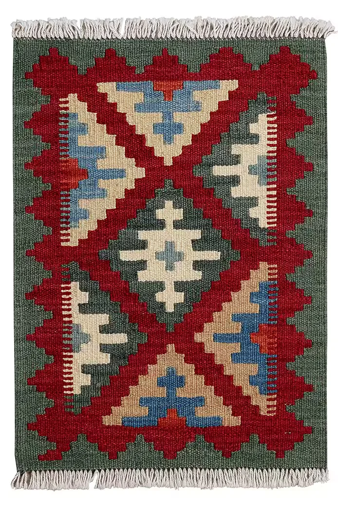 LOOMA Kelim Gashgai Teppich 62 x 45 cm