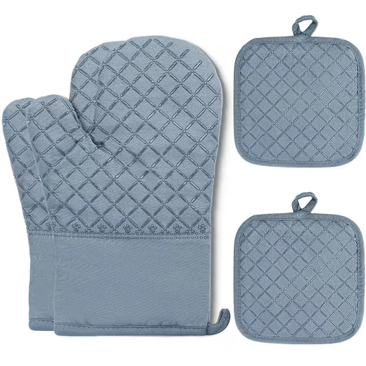 HUGERSTONE Ofenhandschuhe Topflappen hitzebeständig 260C rutschfest