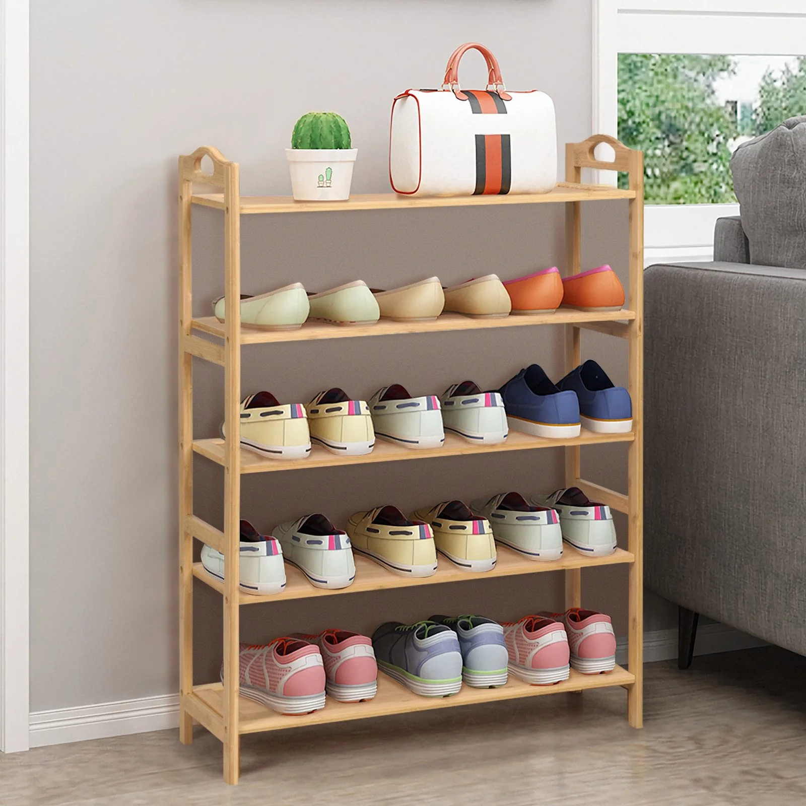 COSTWAY Schuhregal für Flur und Garderobe