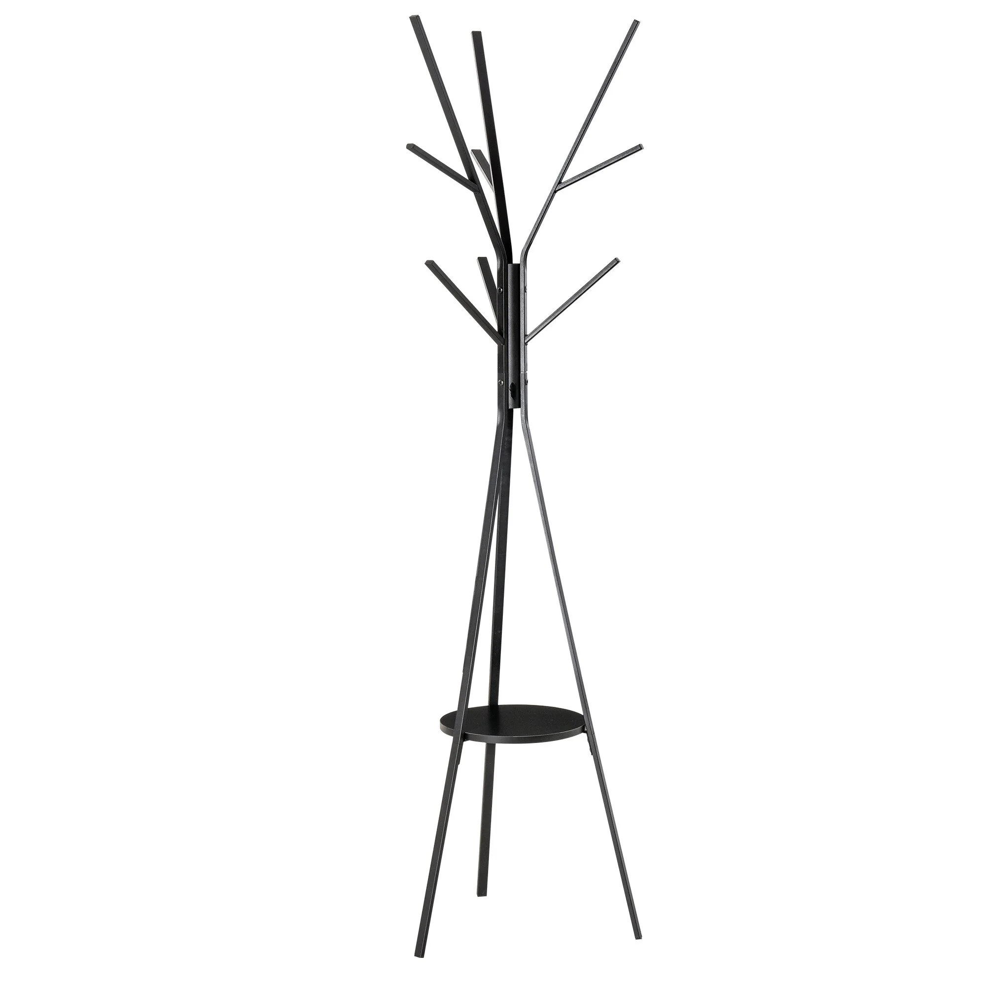 MC STAR Garderobenständer 180 cm schwarz Metall Kleiderständer
