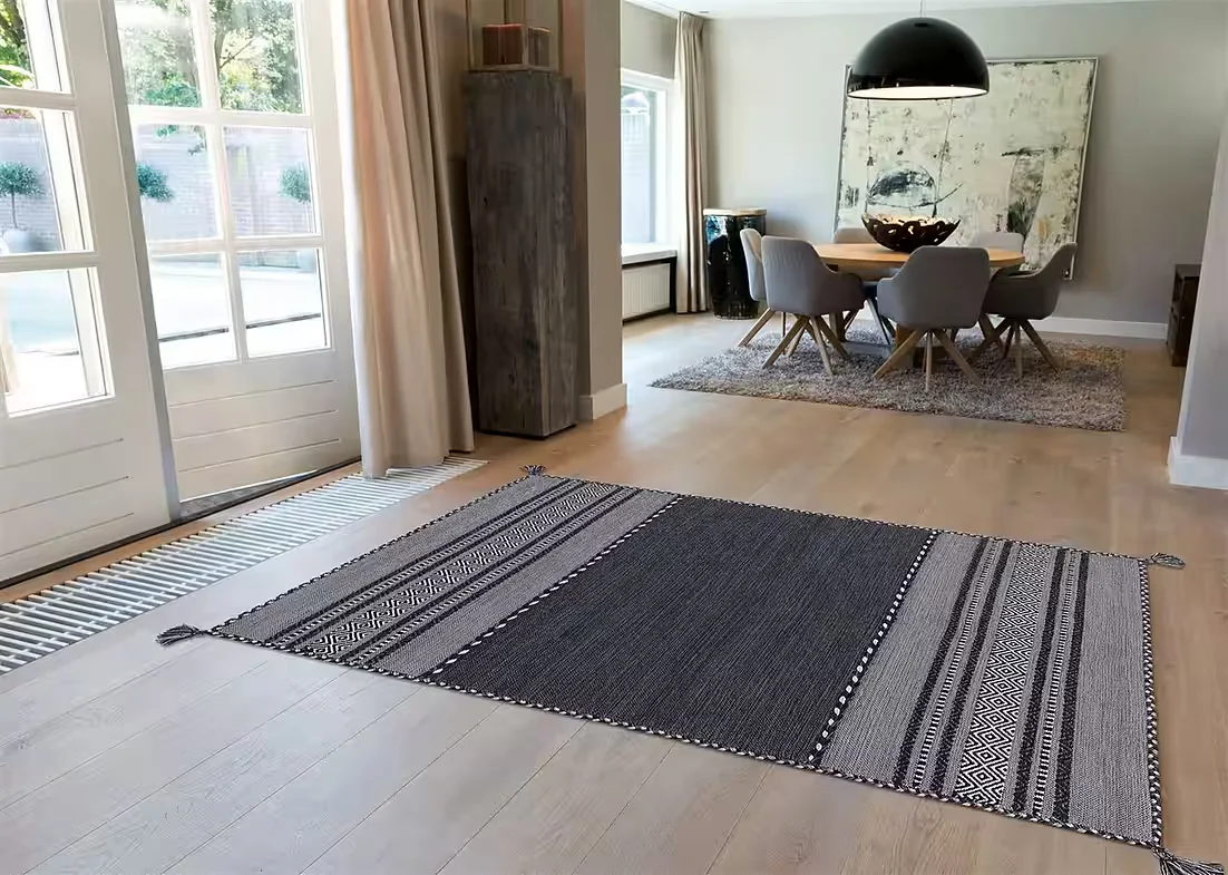 TEPPICH BOSS Kurzflor Teppich Natascha 2919 Anthrazit