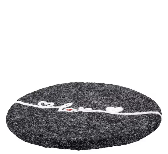 Cilio LANA LOVE Untersetzer rund Filz Schafwolle Topfuntersetzer