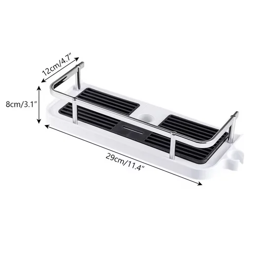 YOUYIJIA Duschablage ohne Bohren, 2er Set Duschregal Duschkorb