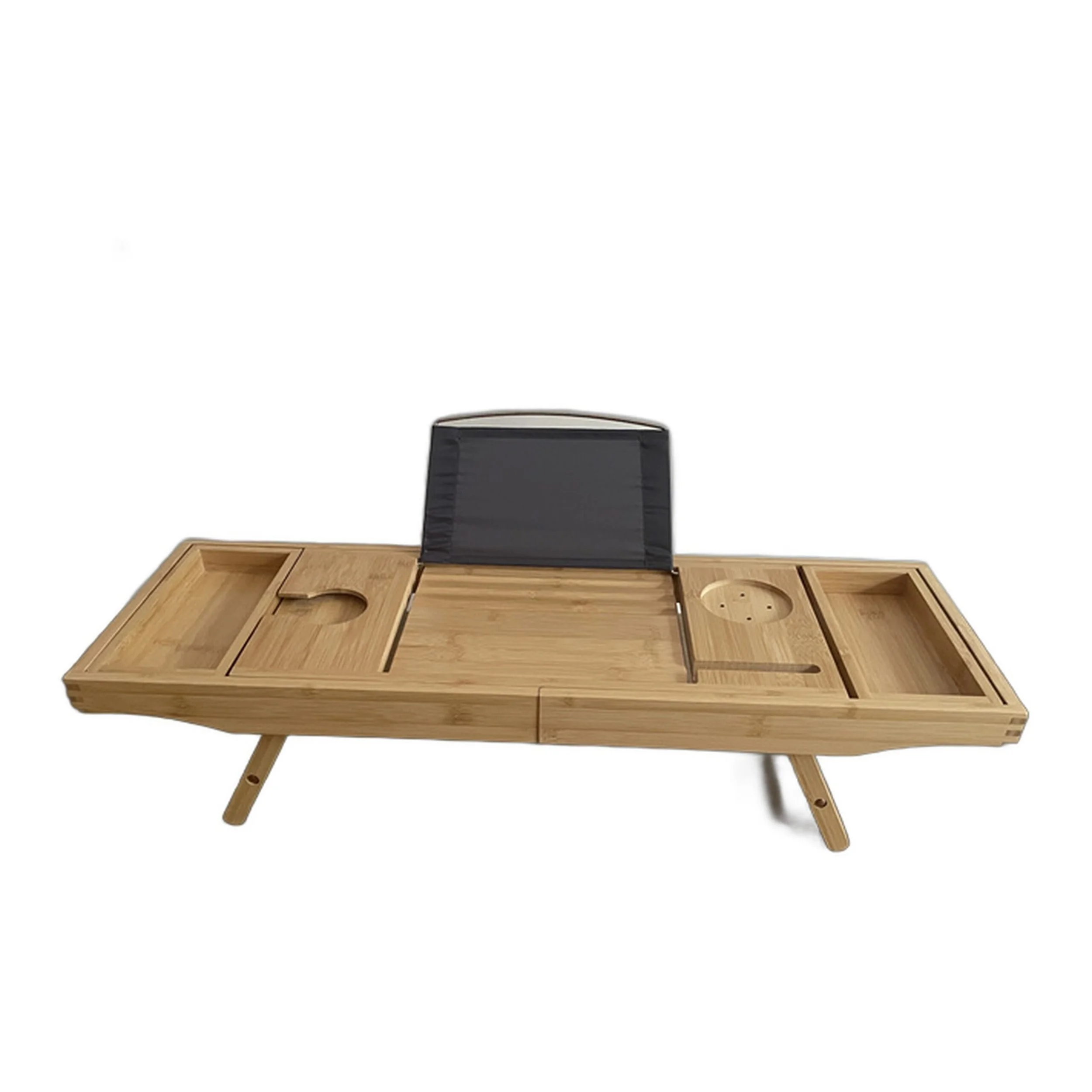 Relaxdays Badewannenablage und Serviertablett 2in1