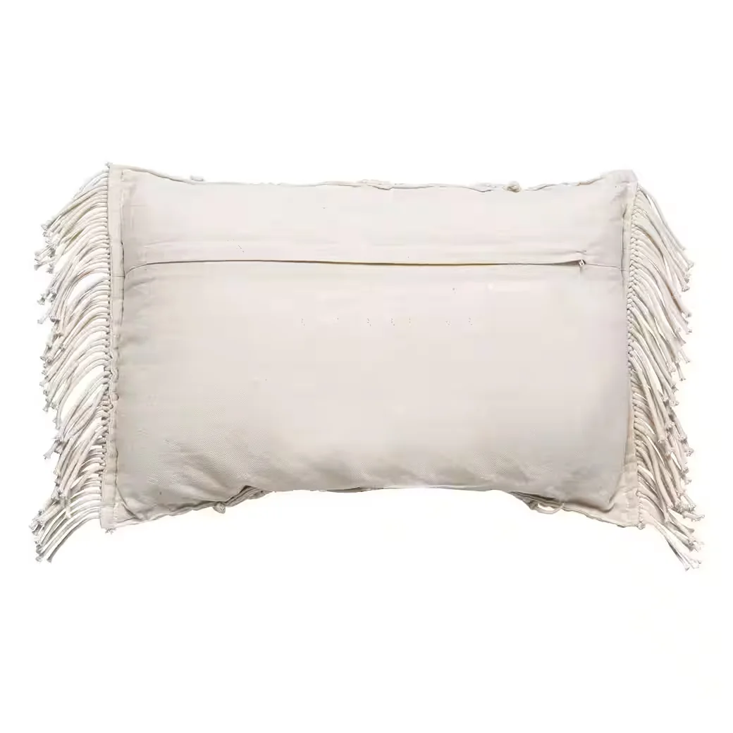ATMOSPHERA Createur d'Interieur Dekokissen Makramee 30x50 cm beige