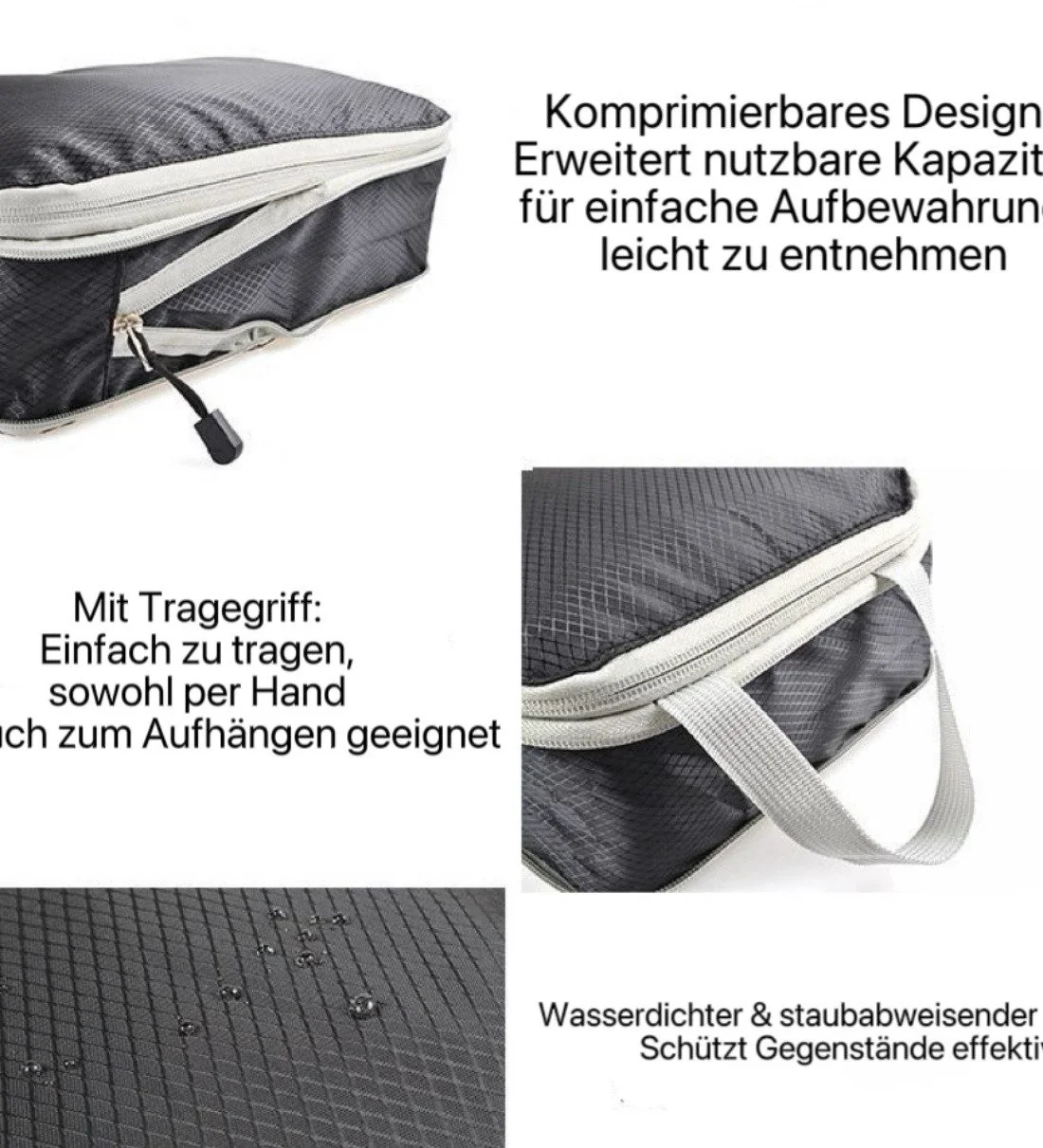 HOYOLEE HANDELS GMBH Wasserdichte Nylon Aufbewahrungstaschen 3er Set