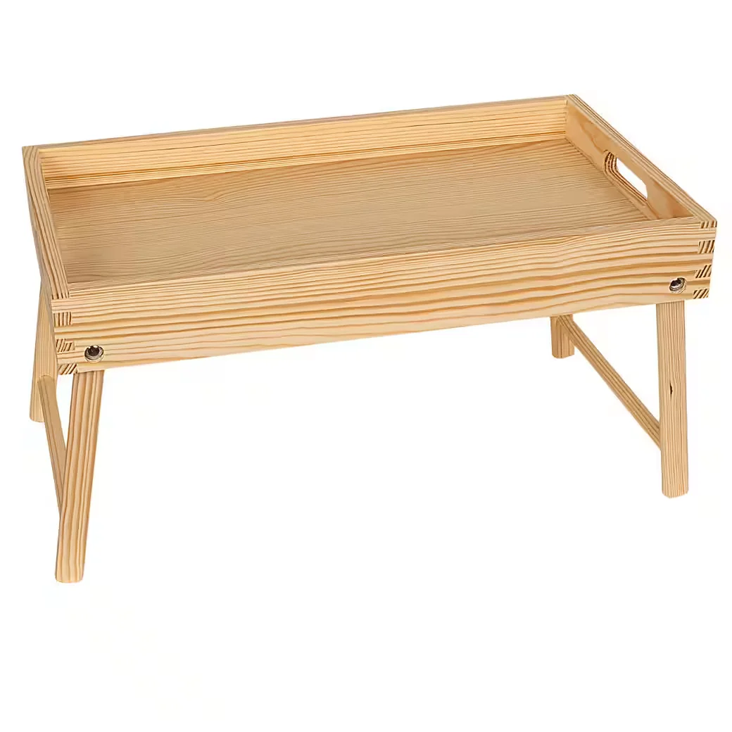 NATUREHOME Dekotablett NH-T Bett-Tablett mit Beinen Serviertablett