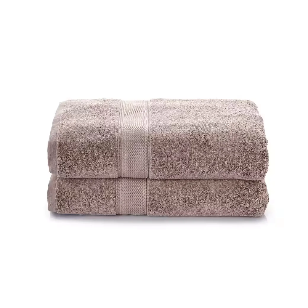 L'ESSENTIEL MAISON Badetücher Whitney Check 2er Set, Modal-Baumwolle