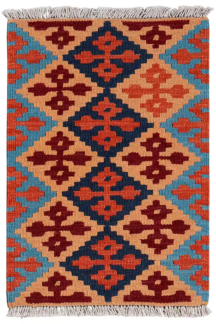LOOMA Kelim Gashgai Teppich 63 x 44 cm