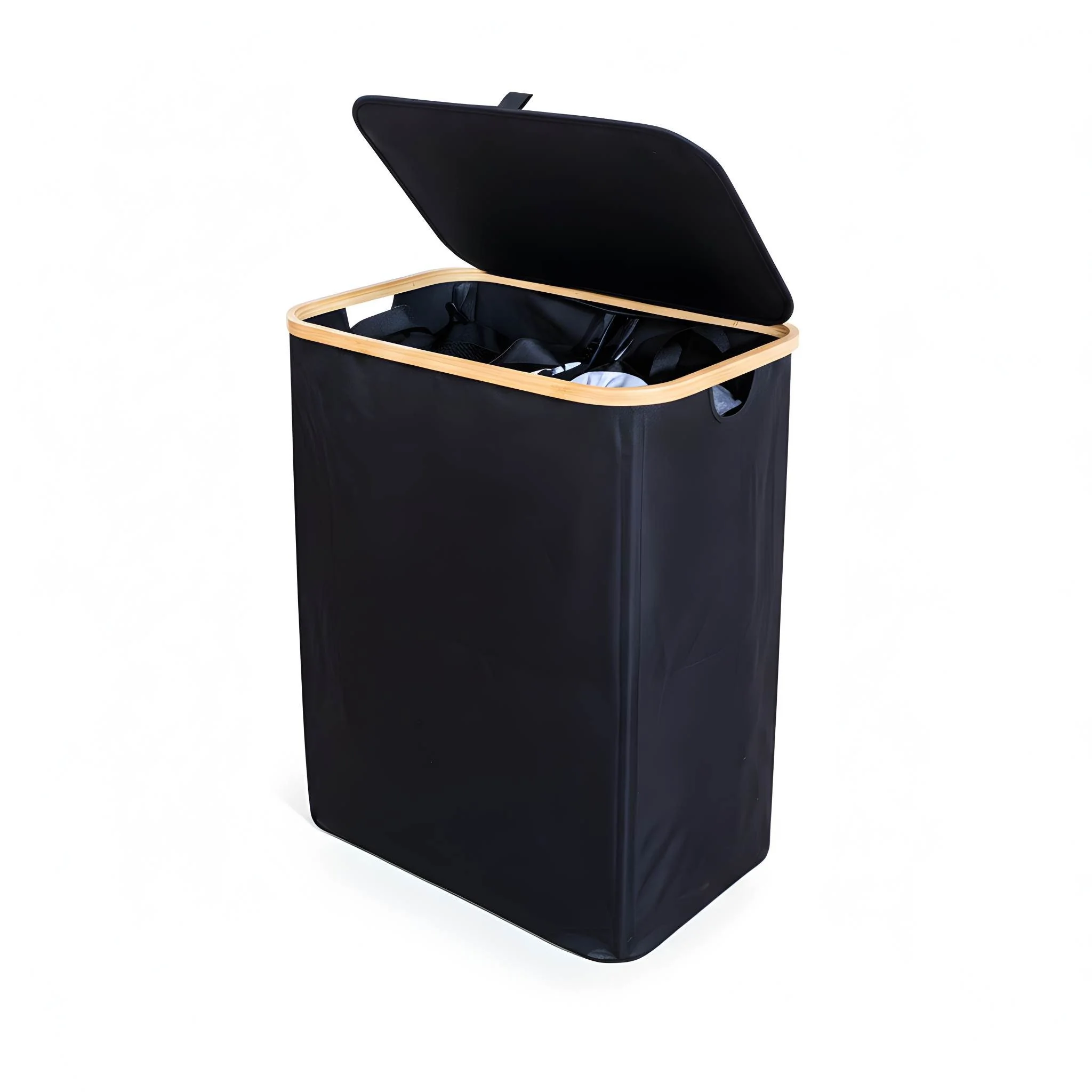 COLOURLIVING Wäschekorb mit 2 Behältern 2x80 L