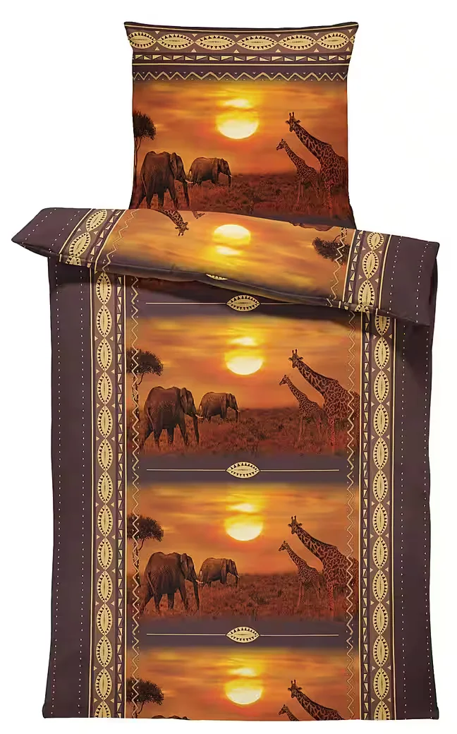 ONE HOME Bettwäsche Afrika Savanne