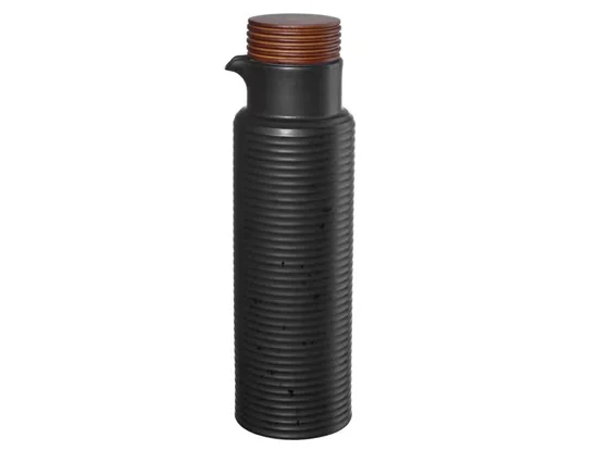ASA SELECTION kitchen'art Essig- und Ölflasche 0,4 l schwarz